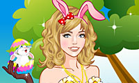 Beauty Easter Girl